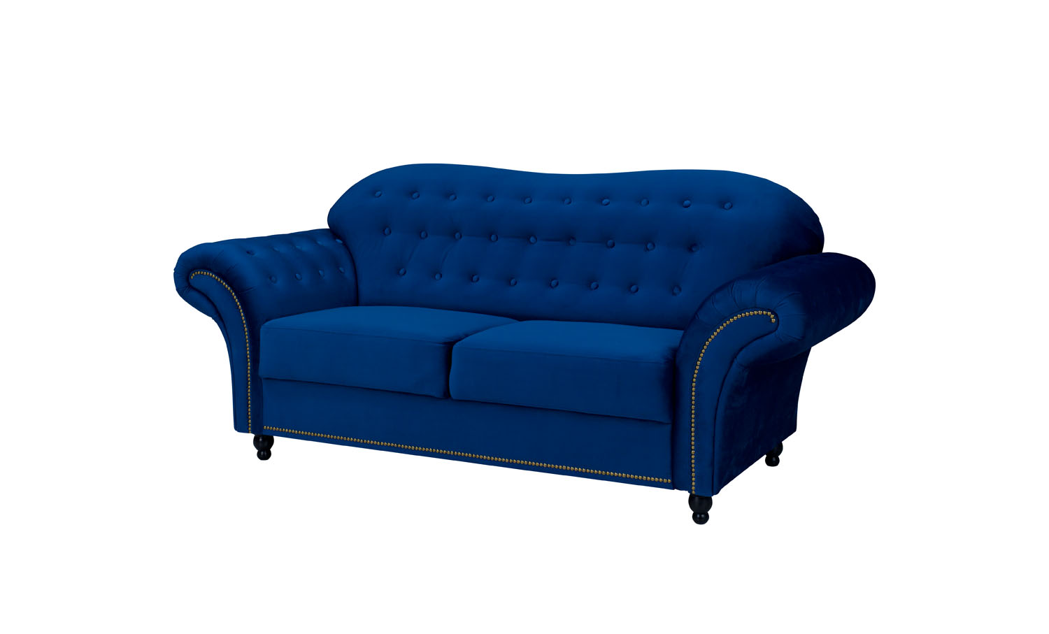 Alexandra 3 Seater Sofa Navy Blue