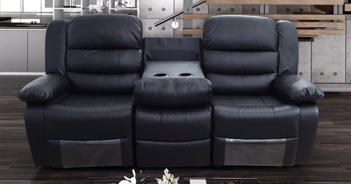 Relax in Comfort with our Lazy-B Recliners with Fold Down Table and Drinks Holders